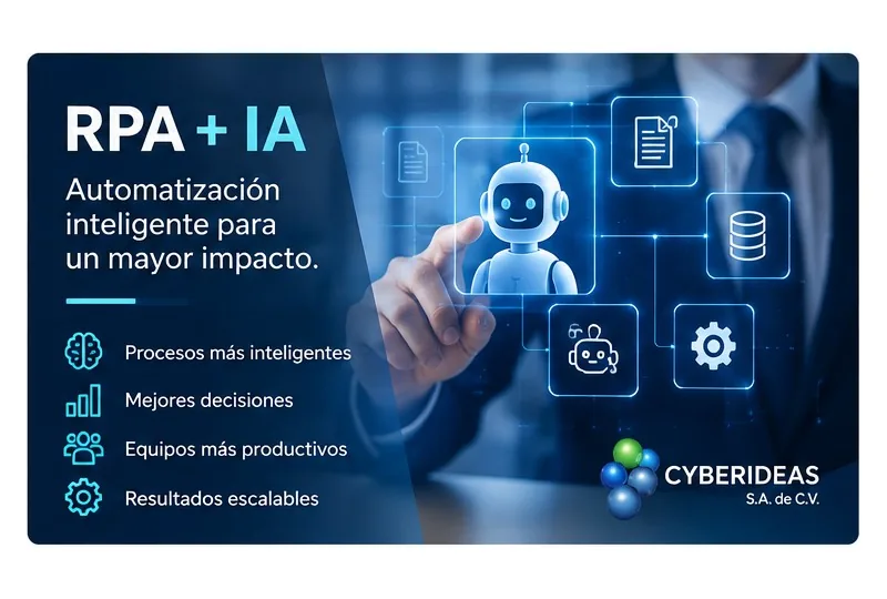 RPA e inteligencia artificial para automatización inteligente